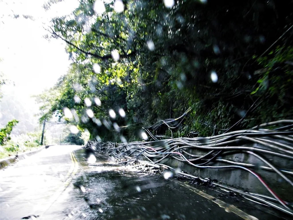 往武陵農場路上的省道台七線