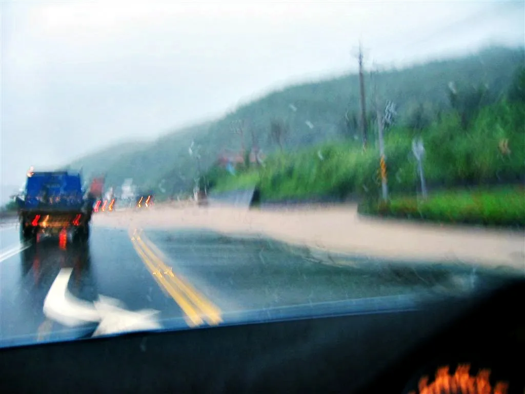 台九線泥水淤積